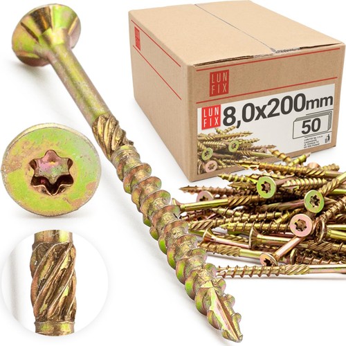Stk vis bois 8x200 - 50,