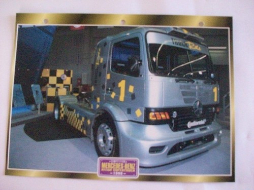 Carte fiche camion competition - camion,