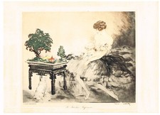 Véritable eau-forte en