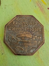MEDAILLE BRONZE TURIN EXPOSITION 1885 PHARMACIEN Médecine 