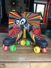 Rio Roller Quad style vintage couleur rasta taille Europe 38 taille UK 5