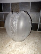 Globe tulipe en verre Lampe à