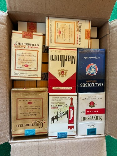 Lot paquets cigarettes - 38,