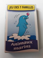 Paquet De Cartes Jeu 7 Familles Animaux Marins 