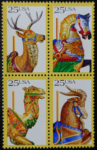 Timbres des états unis - États,