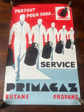 Affiche publicitaire Primagaz couleur 59*38.5 cm