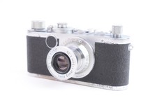 Appareil photo Leica Ic Sharkskin #457057 objectif Elmar Red Scale f/3,5 - 50mm.