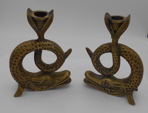 Ancienne paire bougeoir - paire, de