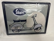 3 Plaques Metal Vespa 40x30cm 