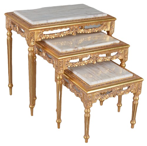 Table appoint en marbre - table,