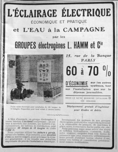 Publicité 1910 hamm - 1910,