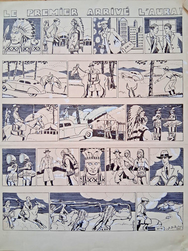 Planche originale - planche, bd