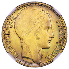 Pattern essai - 5 Francs Turin 1929 – Bronze Aluminium - NGC MS 65