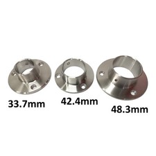 Raccord Mural Platine en Inox