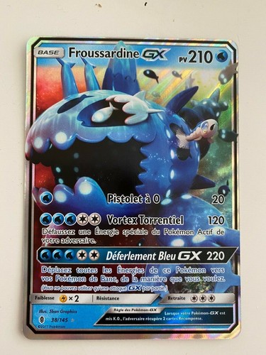 Carte pokemon froussardine - froussardine, gx
