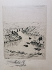 Le Pèlerin des sept Saints de Bretagne Gravures  JEAN FRÉLAUT + dessin au crayon