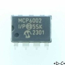 MCP6002-I/P operational amplifiers DIP-8 Microchip RoHS