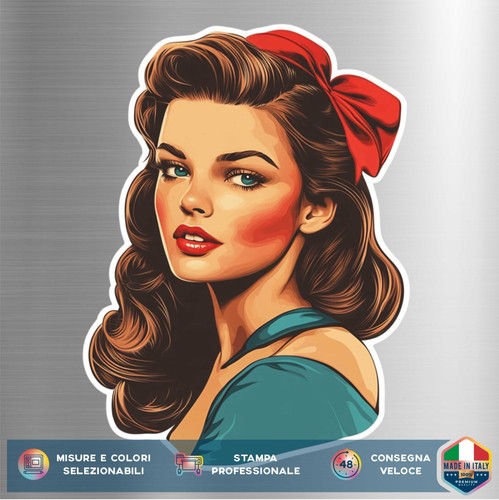 Autocollant pin vintage - autocollant,