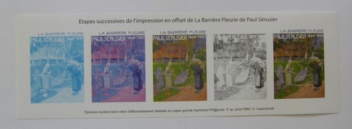 Timbre etapes successives - etapes,