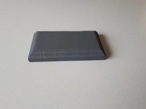 Socle bois peint - en, gris