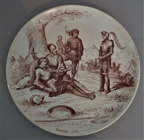 Assiette thème nos gloires - assiette,