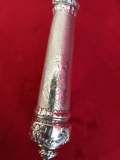 Manche à Gigot, manche en ARGENT Décor de guirlandes rubans