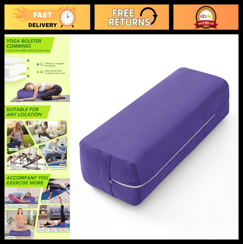 Rectangular yoga bolster - yoga,