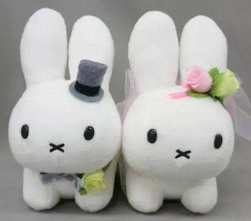 Poupée mariage miffy lapin - poupée,