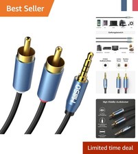 Câble RCA 3.5mm Stéréo, 1M