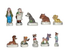 Série complète de 10 fèves Oliver et Compagnie Pré-série 2001