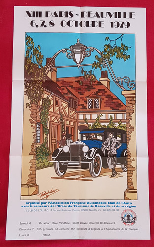 Affiche club auto - l'auto, mobile