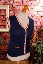 Vintage Orig 70S Gilet Pull