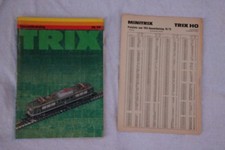 Catalogue TRIX 78-79 pour HO MINITRIX pour N. SNCF DB SBB-CFF NSB USA ARAL SNCB