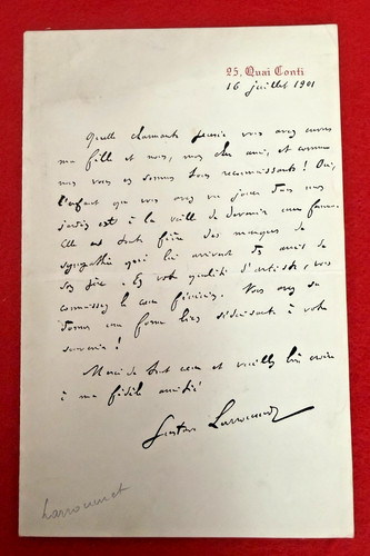 Cs49 lettre autographe - cs49-lettre,