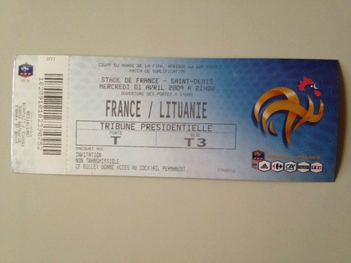 Ticket match france lituanie - match,