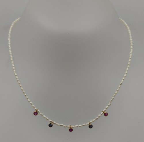 Collier 18k 750 mls avec - mls.,