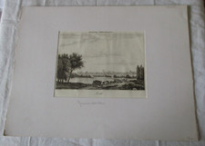 ANCIENNE GRAVURE FRANCE PITTORESQUE LILLE NORD (59) VUE ELOIGNÉE DE LA VILLE