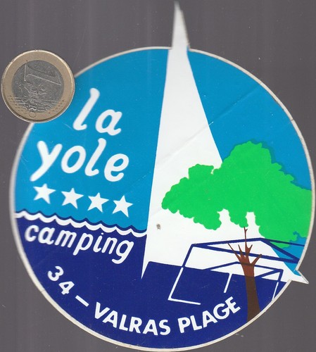 Autocollant camping la yole - la,