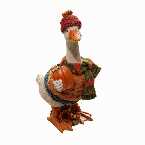 Canard citrouille orange - canard,