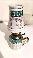 lampe a huile ancienne en céramique 16,5 cm - vintage
