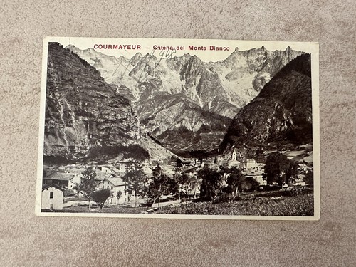 Carte postale courmayeur - postale,