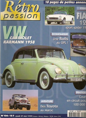 Retro passion 104 volkswagen - retro,