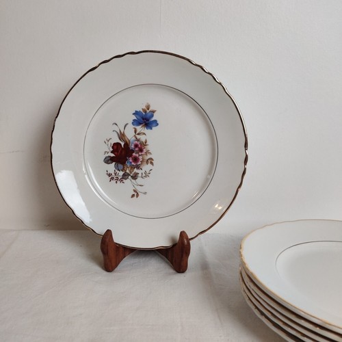 Assiettes plates moulin - plates,