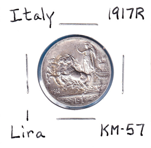 1917r italy lira - italy, (km-57)
