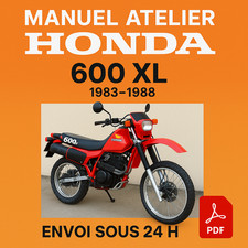Manuel Atelier Honda 600 XL