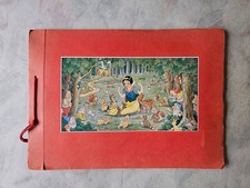 1940-1950 Album à Vignettes Couleurs Blanche-Neige 100 Chromos & 9 Chromos en +