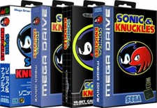 Case Boite Box Boitier PVC adapté au jeu SONIC & KNUCKLES Megadrive Mega Drive