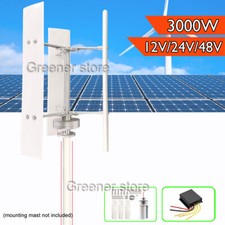 3000W Max 12V 24V 48V Vertical Turbine éolienne Générateur Contrôleur de charge