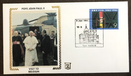 Fdc belgium pope john paul - ,