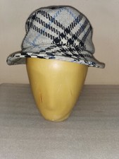 BURBERRY - CHAPEAU TARTAN - 100% LAINE - TAILLE  M - FEMME - AUTHENTIQUE